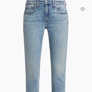 rag & bone Dre Low Rise Slim Boyfriend 28 tiny patch/imperfection at crotch pics